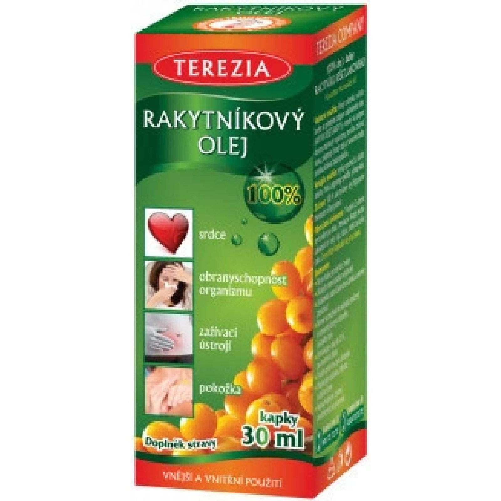 Terezia Rakytníkový olej 100% kapky 30 ml